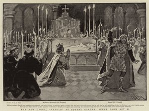 Die neue Oper, Harold, im Convent Garden, Szene aus Akt II