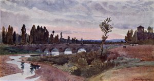 Brücke in León von Alexander Wallace Rimington