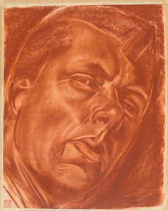 Porträt von Boris Grigoriev 1886-1939, 1922