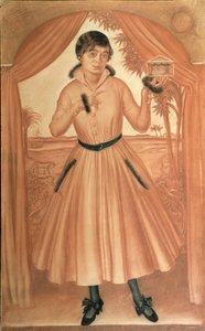 Porträt der Frau des Künstlers von Alexander Yevgenyevich Yakovlev