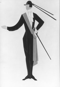 Don Juan mit einem Schwert von Alexandra Alexandrowna Exter