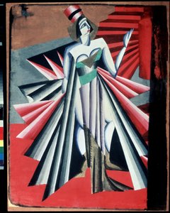Figur von Herodia. Kostüm für die Figur im Stück „Salome“ von Oscar Wilde von Alexandra Alexandrowna Exter