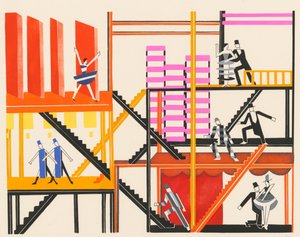 Bühnenbild aus dem Portfolio Décors de Théâtre, 1930