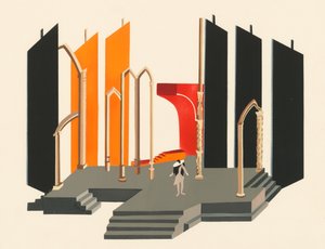Bühnenbild aus dem Portfolio Décors de Théâtre
