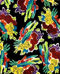 Dekorative Komposition, Einzelne Blumen, ca. 1900-1949 von Alexandra Alexandrowna Exter