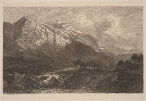 Bergbach von Alexandre Calame