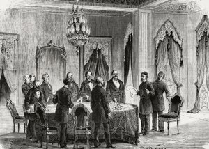 Konstantinopel-Konferenz, Dezember 1876, Gravur, Türkei von Nicolas Toussaint Charlet