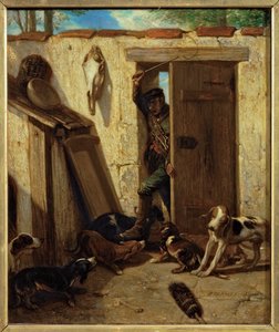 Der Hundezwinger von Alexandre Gabriel Decamps