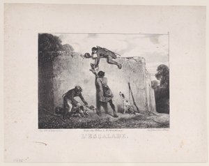 Der Aufstieg, aus der Serie Jagdszenen, 1829