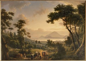 Blick auf die Küste von Posillipo, Königreich Neapel