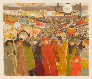 Das Neuheiten-Geschäft (Die "Bon Marché" Ausstellung) von Alexandre Lunois