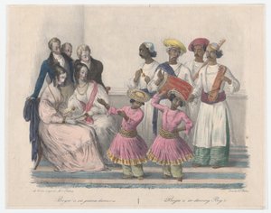 Bayees oder tanzende Jungen, aus Vierundzwanzig Platten zur Veranschaulichung von Hindoo und europäischer Art..., 1832