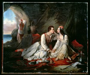 Don Juan und Haidee, ca. 1833 von Alexandre Marie Colin