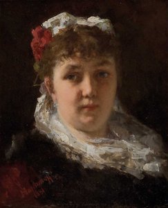 Porträt der Opernsängerin Félia Litvinne 1860-1936, 1881