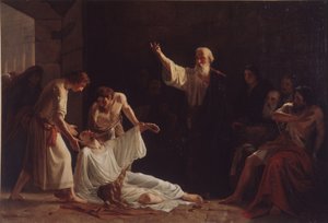 Die Bestrafung von Ananias und Saphira