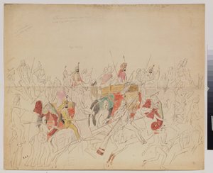 Der Maharadscha Sher Singh und sein Hof von Alexei Dmitrievich Saltykov