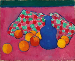 Blaues Vase mit Orangen, 1907
