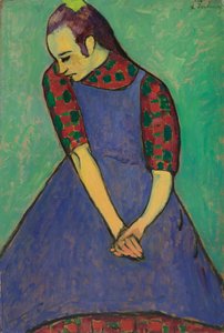Blauer Schürze, 1909
