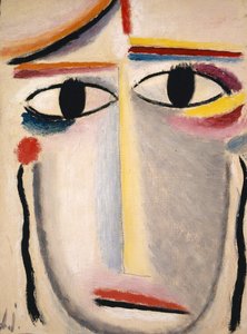 Weiblicher Kopf von Alexej von Jawlensky