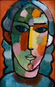 Kopf eines Mädchens von Alexej von Jawlensky