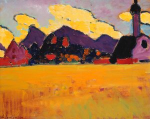 Landschaft bei Murnau, ca. 1910