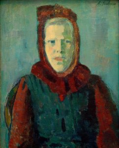 Mädchen mit Haube von Alexej von Jawlensky