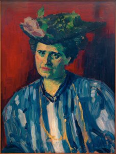 Porträt Hedwig Kubin von Alexej von Jawlensky