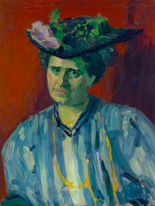 Porträt Hedwig Kubin von Alexej von Jawlensky