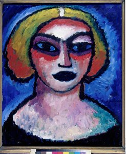 Kopf einer Frau von Alexej von Jawlensky