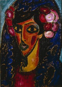 Der blaue Mantilla von Alexej von Jawlensky