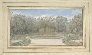 Ansicht eines Laubengangs in einem Park