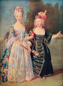 Mademoiselle De Bethisy und ihr Bruder, ca. 1715, 1911 von Alexis Simon Belle