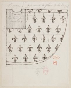 La magicienne - Kostümentwürfe - (Wappen). M. Menou von Alfred Albert