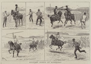 Militärsport in Aldershot von Alfred Chantrey Corbould
