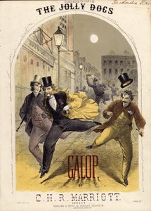 Der fröhliche Hunde-Galopp