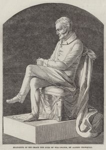 Statuette von Seiner Gnaden dem Herzog von Wellington von Alfred Crowquill