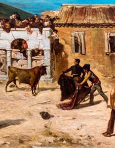 Kampf der Novillos (Detail)