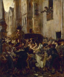 Die Verhaftung von Charlotte Corday, ca. 1853 von Alfred Dehodencq