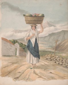 Weibliche Händlerin von Port Orotava von Alfred Diston