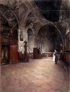 Die Sakristei der Stephanskirche in Wien von Alfred Edler von Pflügl