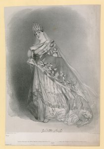 Giuditta Pasta, graviert von R.J. Lane, veröffentlicht Juli 1837