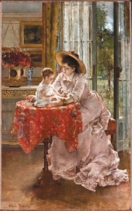 Die zufriedene Mutter, 1872