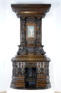 Sam Wilson Kaminverkleidung, um 1908-14 von Alfred Gilbert
