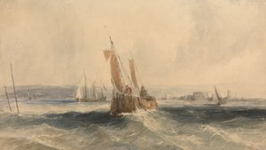 Schiffe vor der Isle of Wight