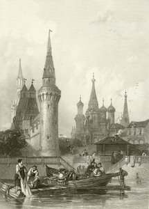 Die Kirche von Vasili Blagennoi von Alfred Gomersal Vickers