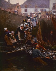 Thunfischentladung in Concarneau