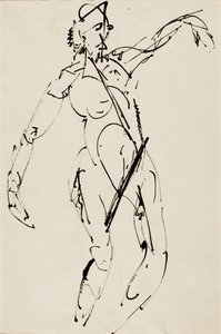 Stehender Akt von Alfred H. Maurer