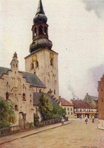 Dänemark: Aalborg Kathedrale, Nordjütland von Alfred Heaton Cooper