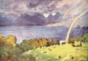 Lake District: Windermere und Langdale Pikes, von Lowwood