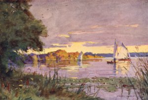 Oulton Broad, Suffolk von Alfred Heaton Cooper